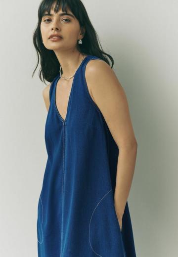 Джинсовое платье