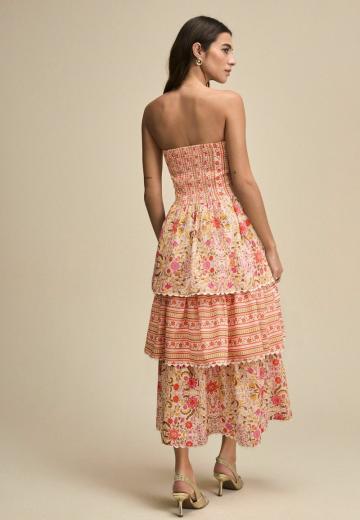 Платье без бретелек