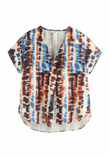 Атласная блузка