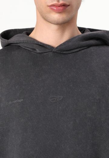 Пуловер с капюшоном