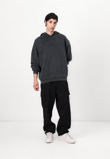 Пуловер с капюшоном