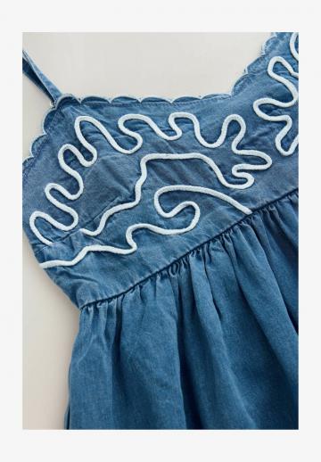 Джинсовое платье