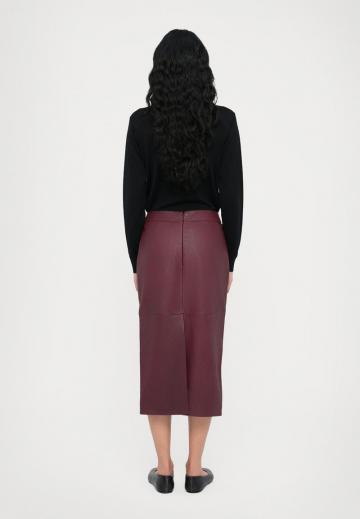 Кожаная юбка