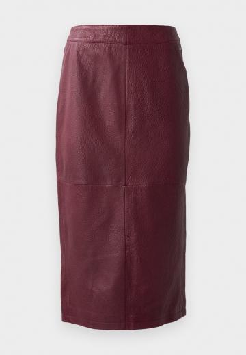 Кожаная юбка