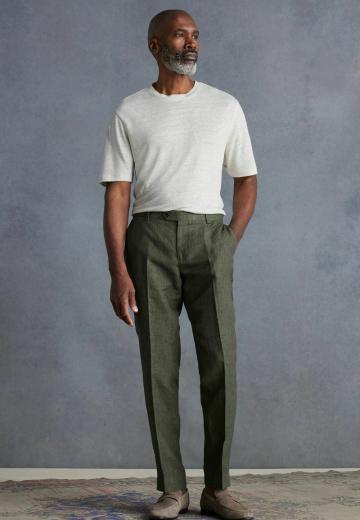 Льняные брюки