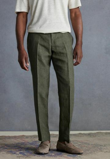 Льняные брюки