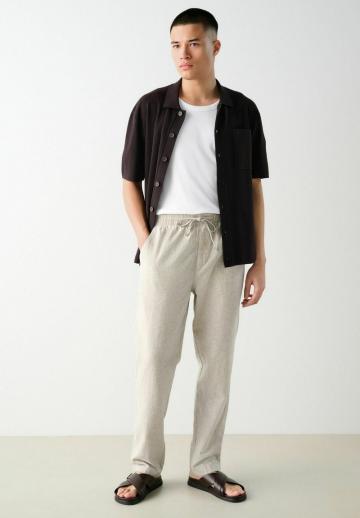 Льняные брюки