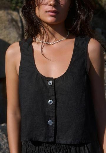 Блузка без рукавов