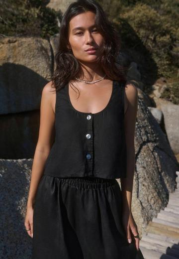 Блузка без рукавов