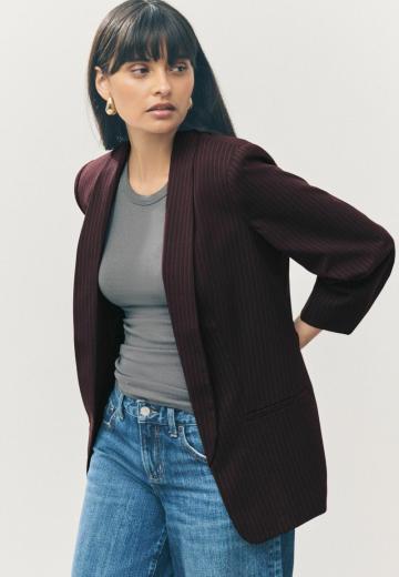 Длинный блейзер