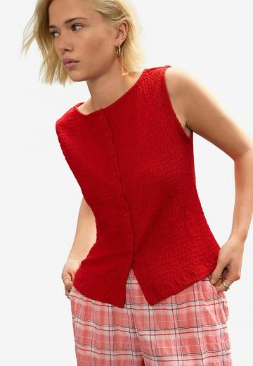 Блузка без рукавов