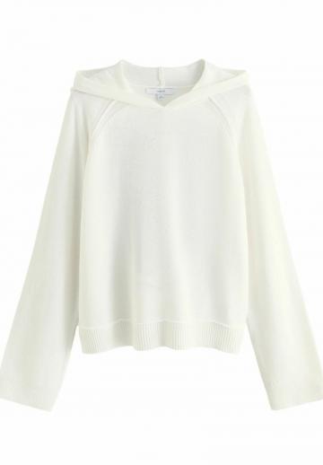 Пуловер с капюшоном