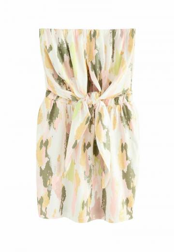 Платье без бретелек