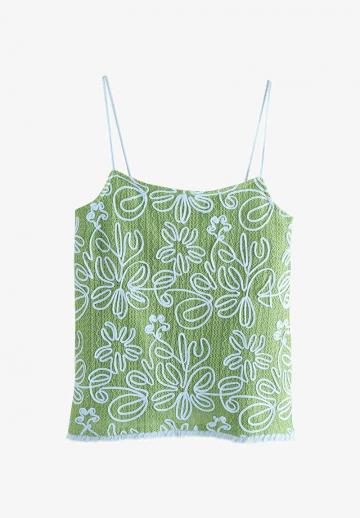 Топ на бретельках