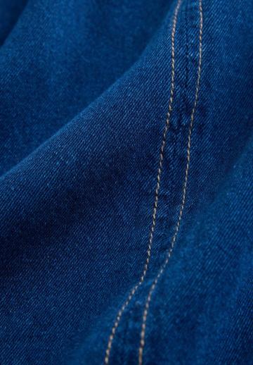 Джинсовое платье