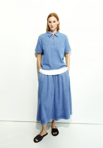 Джинсовая блузка