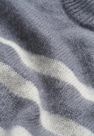 Пуловер в полоску