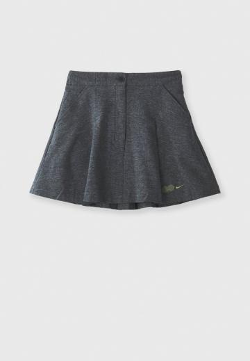 Юбка с накладными карманами