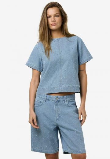 Джинсовая блузка