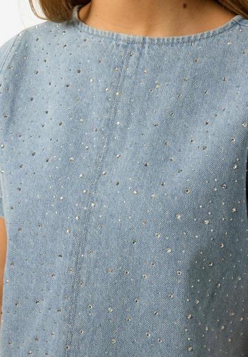 Джинсовая блузка