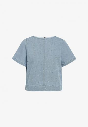 Джинсовая блузка