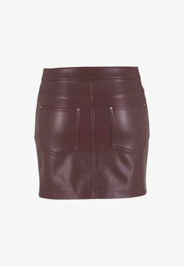 Кожаная юбка
