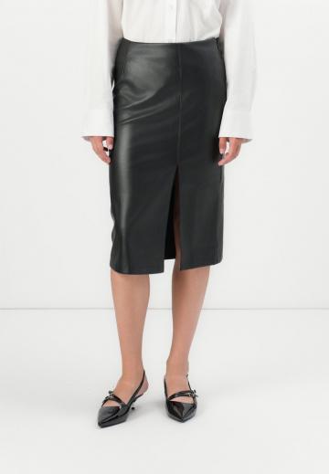Кожаная юбка
