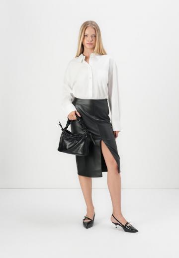 Кожаная юбка