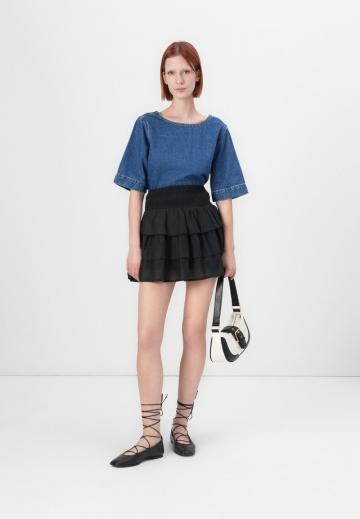 Юбка с воланами