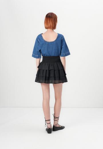 Юбка с воланами