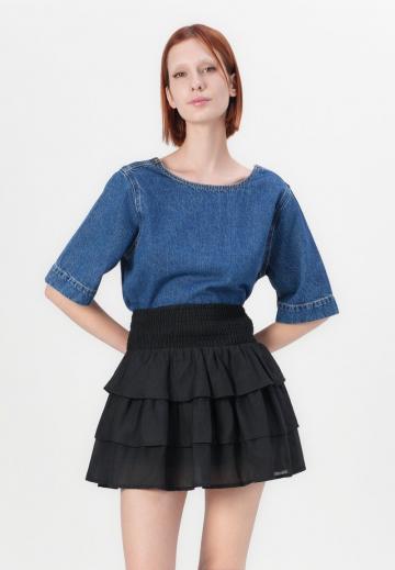 Юбка с воланами