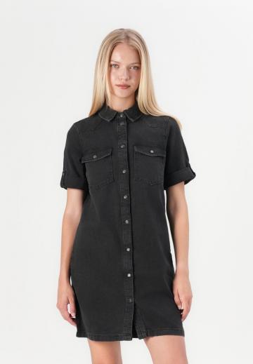 Джинсовое платье