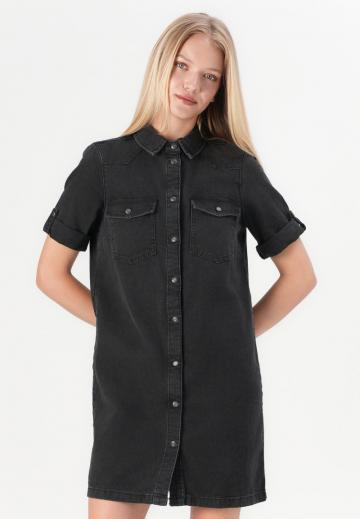 Джинсовое платье