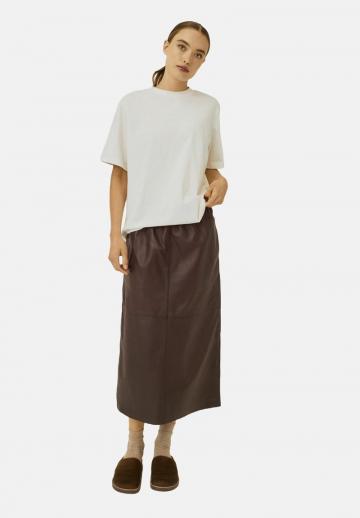 Кожаная юбка