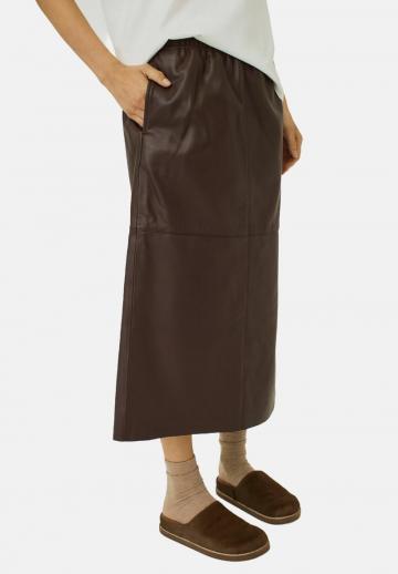 Кожаная юбка