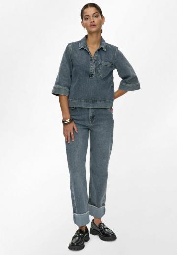 Джинсовая блузка