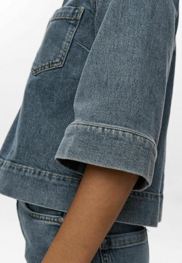 Джинсовая блузка