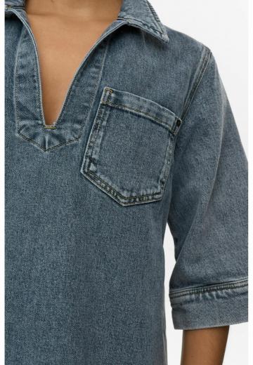 Джинсовое платье