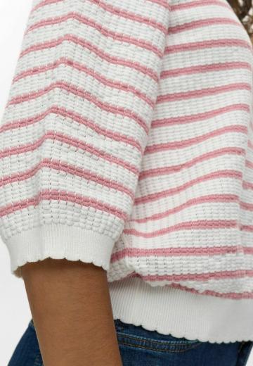 Пуловер с рукавом три четверти