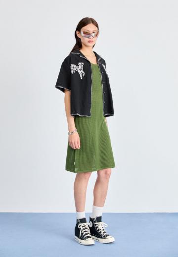 Вязаное платье