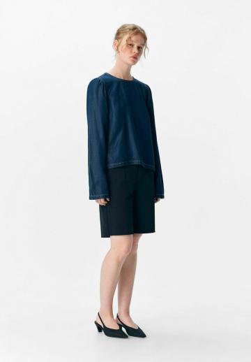 Джинсовая блузка