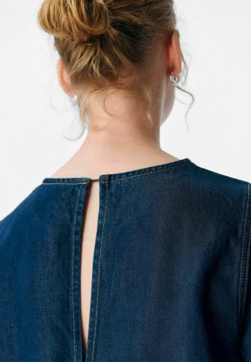 Джинсовая блузка