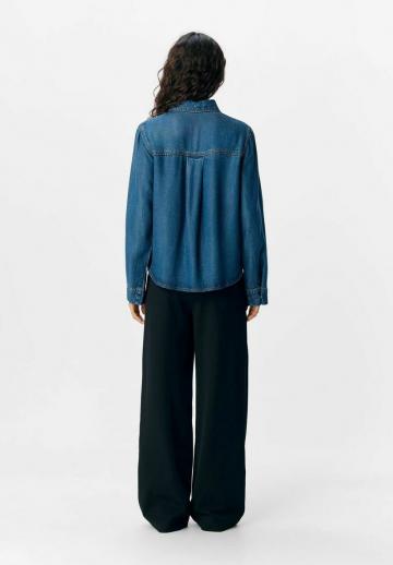 Джинсовая блузка
