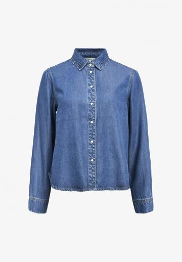 Джинсовая блузка