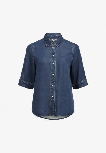 Джинсовая блузка