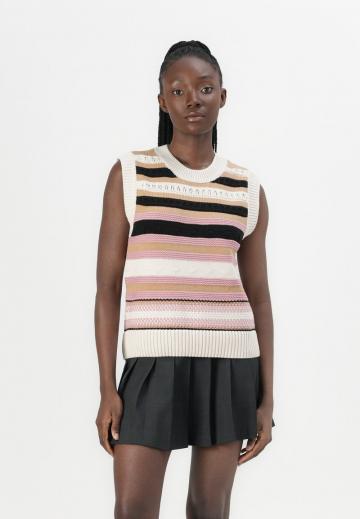 Пуловер без рукавов