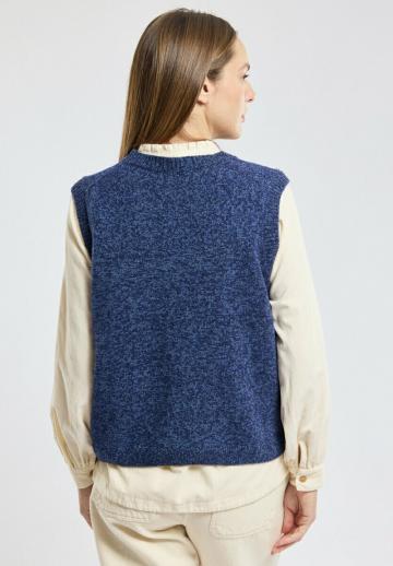 Пуловер без рукавов