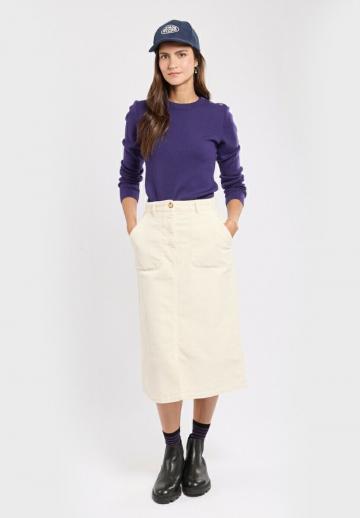 Пуловер в полоску