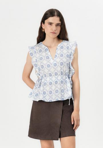 Блузка без рукавов