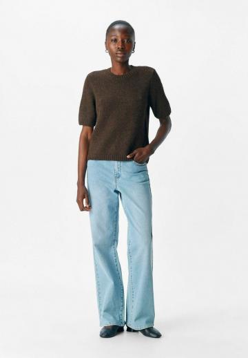 Пуловер с коротким рукавом